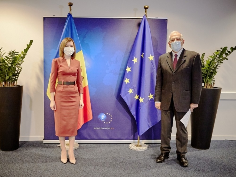 Maia Sandu a discutat cu Josep Borrell, Înaltul Reprezentant al UE pentru Afaceri Externe și Politica de Securitate